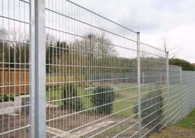 Dubbel staafmat hekwerk galva met verspringingen