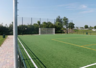Dubbel staafmat hekwerk tbv speelveld hoog 2